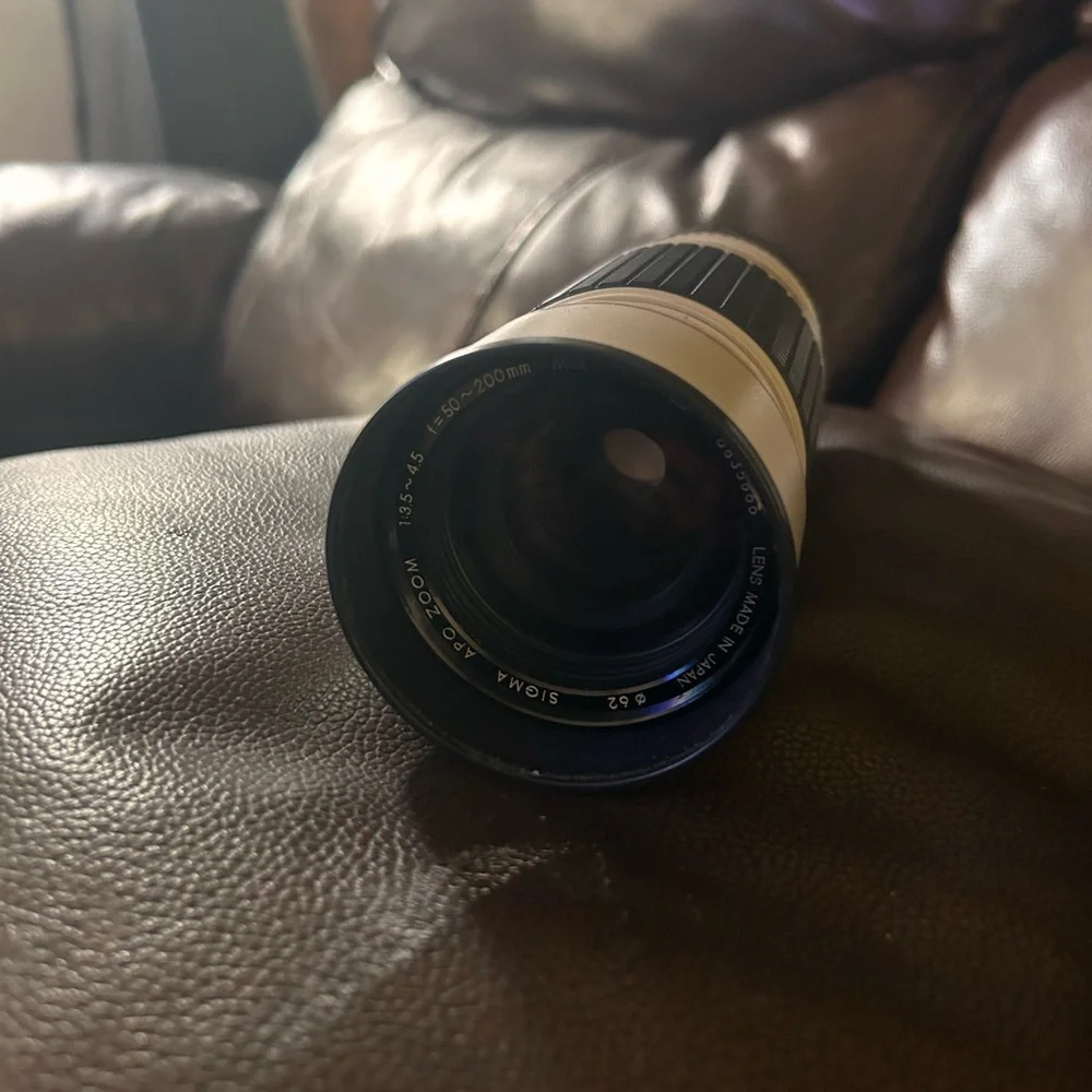 Sigma apo zoom 50–200mm, f3.5-4.5 multi coated 239282